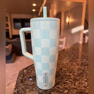 Brumate Seafoam Checkered Era 40 Oz NWT Limited Edition